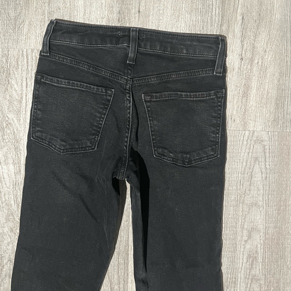 Forever 21 XS faded black bellbottom jeans - Picture 2 of 16